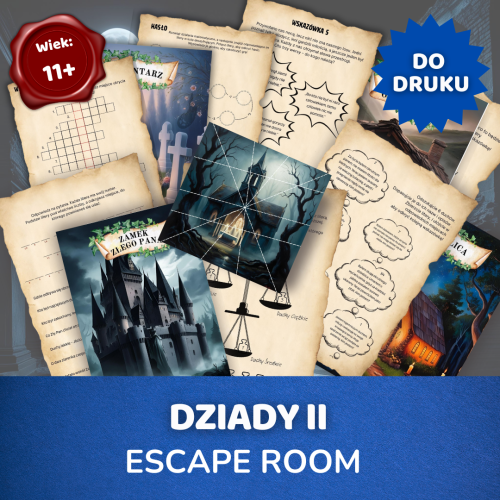 Dziady II edukacyjny escape room do druku lektura szkolna.png