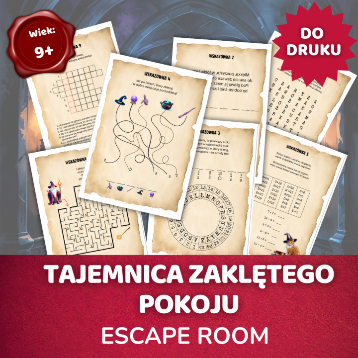 Tajemnicza komnata escape room do druku czarodzieje .png