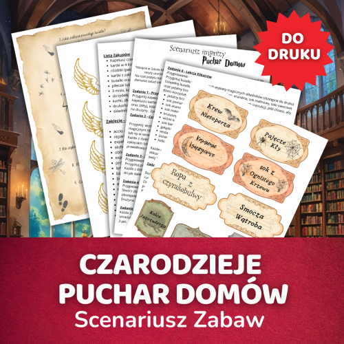 Scenariusz zabaw urodzinowych czarodzieje puchar domów .png