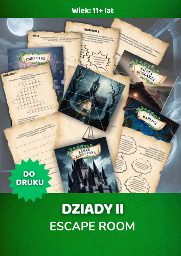Dziady II edukacyjny escape room do druku lektura szkolna.png