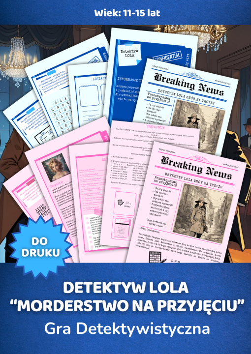 Detektyw lola  “morderstwo na przyjęciu” Gra do druku detektywistyczna szpiegowska.png