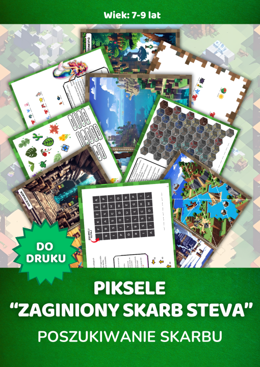 PIKSELE  “ZAGINIONY SKARB STEVA” Poszukiwanie skarbu do druku 7-9 lat.png
