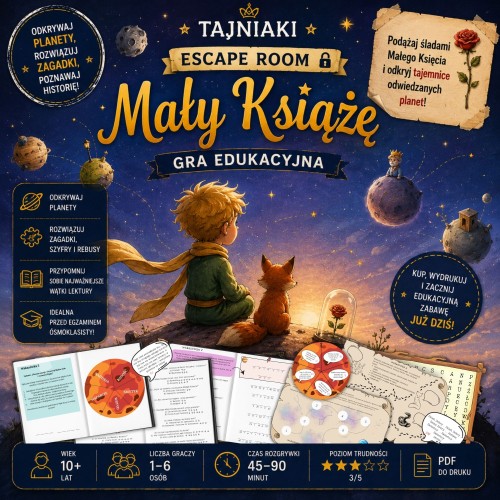 escape room mały książę gra edukacyjna lektura dla dzieci.jpg
