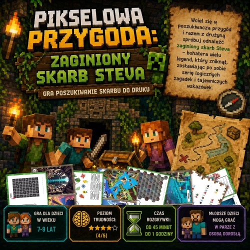 Pikselowa Przygoda_ Zaginiony Skarb Steva – Gra Poszukiwanie Skarbu do Druku (3).jpg